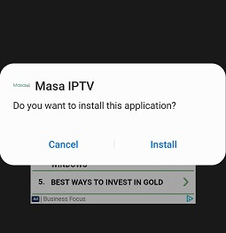 Masa IPTV on Android 