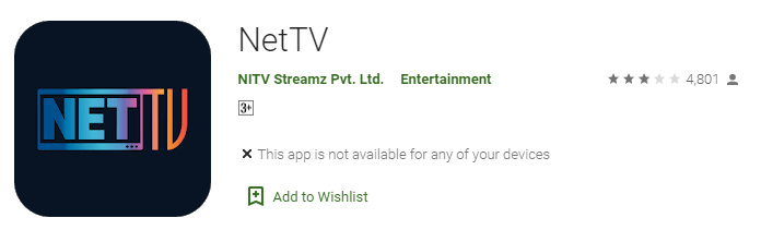 Watch NetTV IPTV on Android