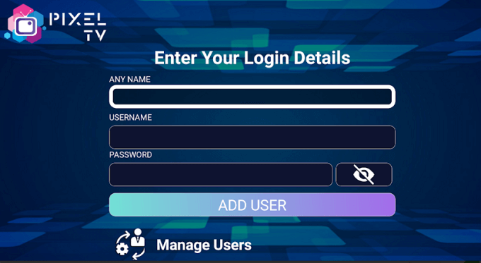 Pixel IPTV log in