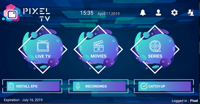 Stream with Pixel IPTV on Android Devices