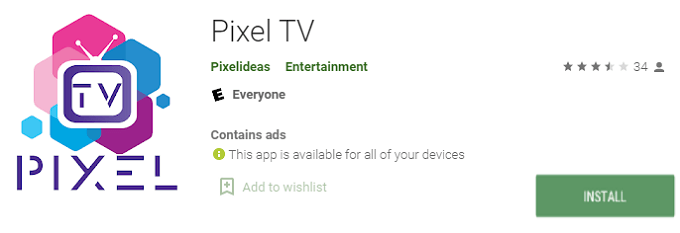 Stream with Pixel IPTV on Android Devices