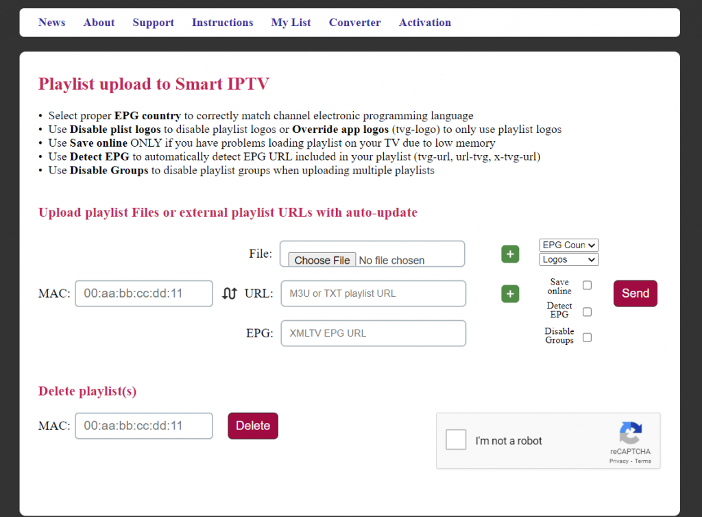 Spin TV IPTV On Smart TV