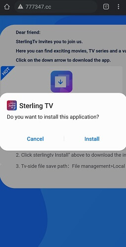  Sterling TV IPTV on Android 