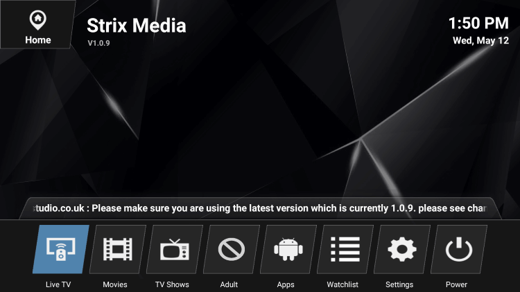 Strix IPTV on Firestick