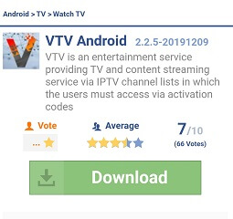 VTV IPTV On Android 