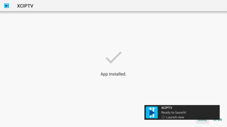 Open XCIPTV on Firestick 