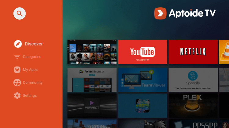 Aptoide TV on Firestick 