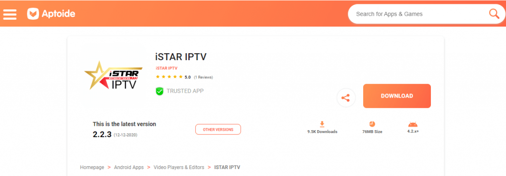 iSTAR IPTV On Firestick 