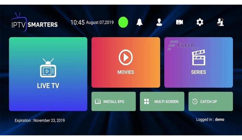 Hypersonic TV on Smart TV with IPTV Smarter Pro 