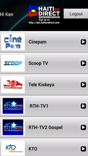 IPTV Haiti on Android Devices