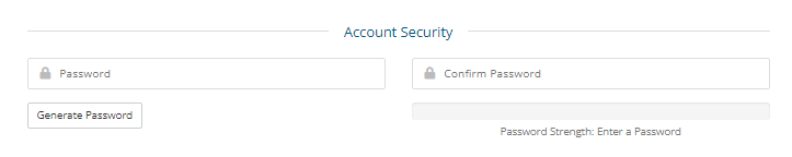 Set Password for your account