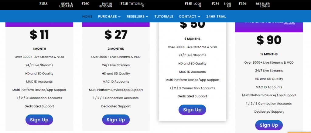 sign up for Rocketstreams IPTV