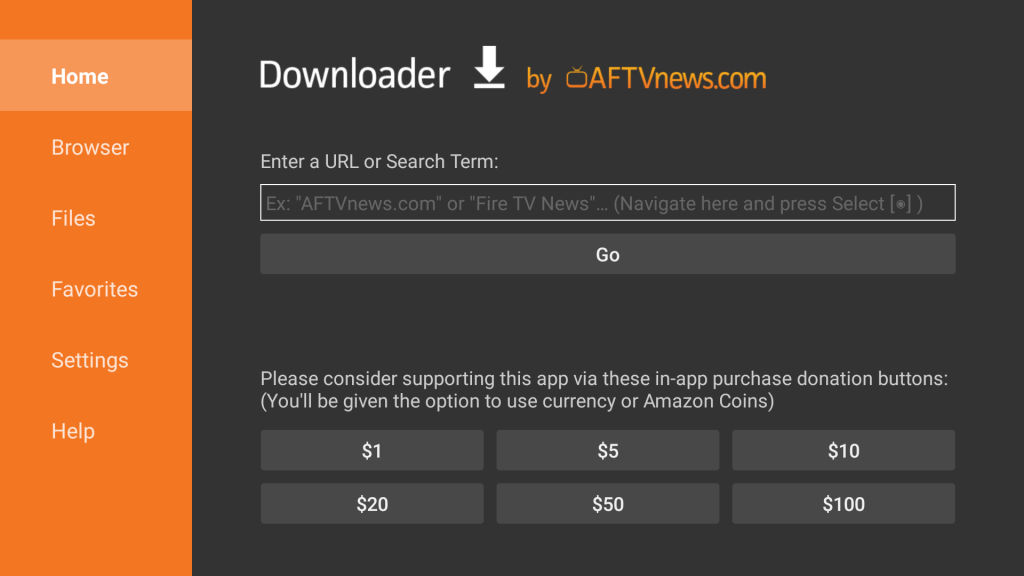 Downloader Home - TFC IPTV