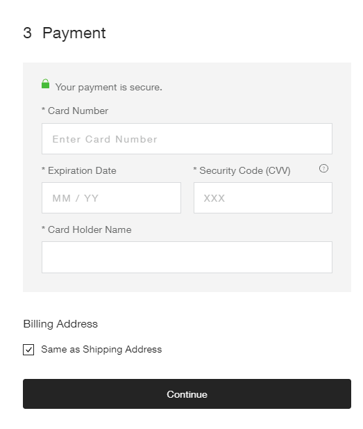 Enter card details to pay for Sunshine IPTV.