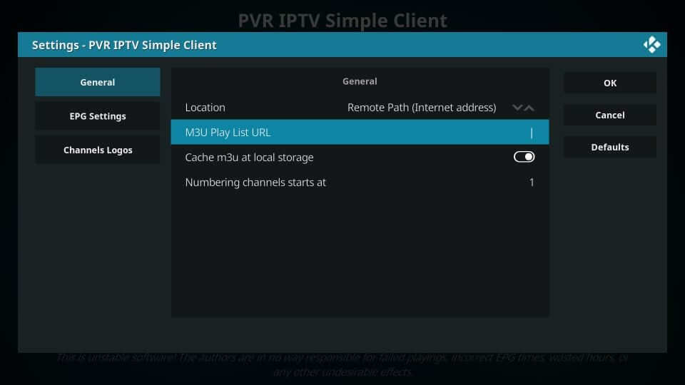 Enter the M3U Playlist link to stream Nikon IPTV.