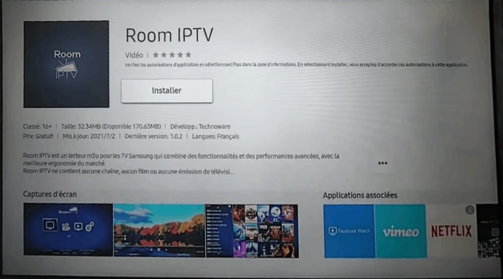 Install Room IPTV