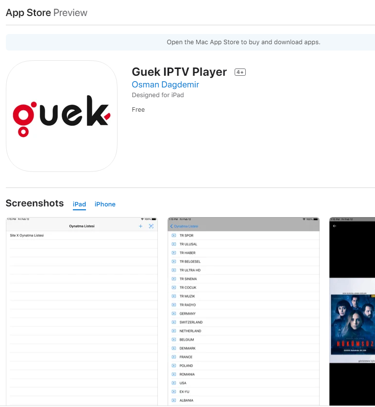 Install Guek IPTV