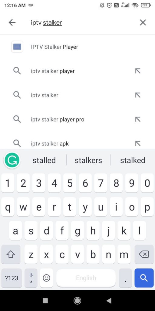 Search for IPTV stalker player
