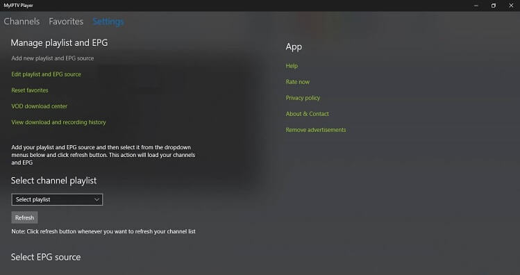 My IPTV Player on PC 