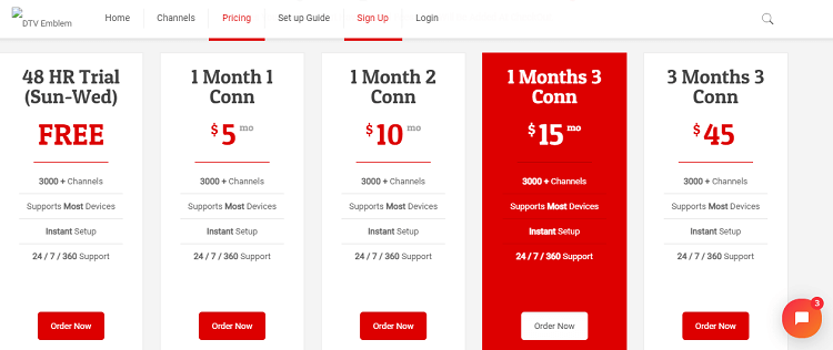 Sign up for Diesel IPTV