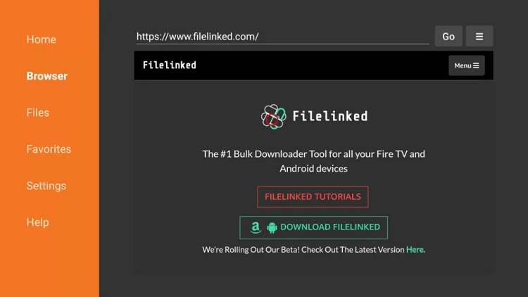 Diesel IPTV on Firestick with Filelinked 