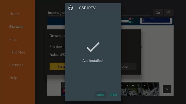 Rabbit IPTV with GSE Smart TV on Firestick 