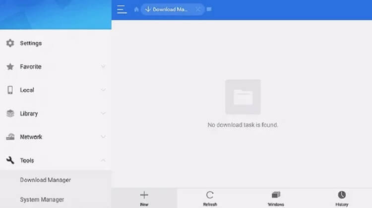 Tugo TV with ES File Explorer on Firestick