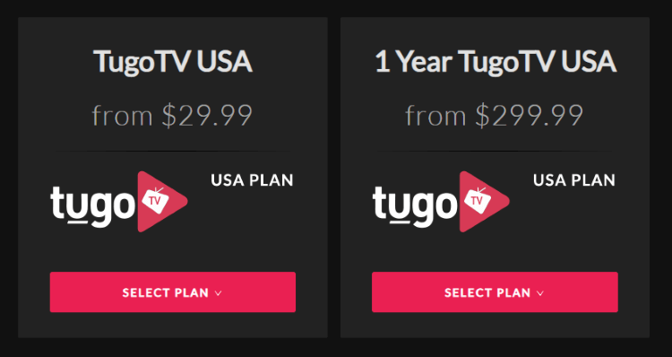 Register Tugo TV