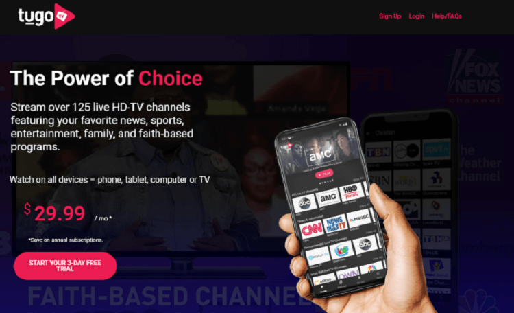 Register Tugo TV