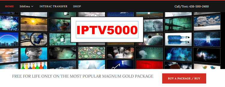 Sign up for IPTV 5000