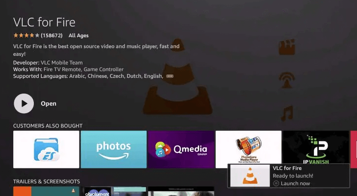 Open VLC to stream IPTv Prime