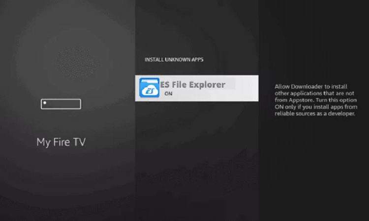 Enable Apps from Unknown Sources on Firestick