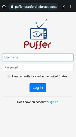 Puffer TV on Android 