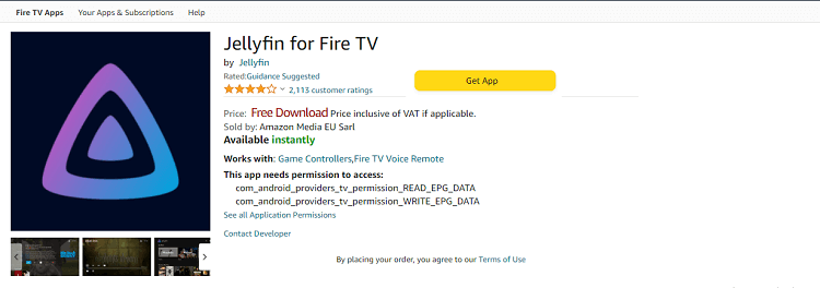 Install Jellyfin on Firestick