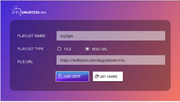Setup IPTV on Apple TV