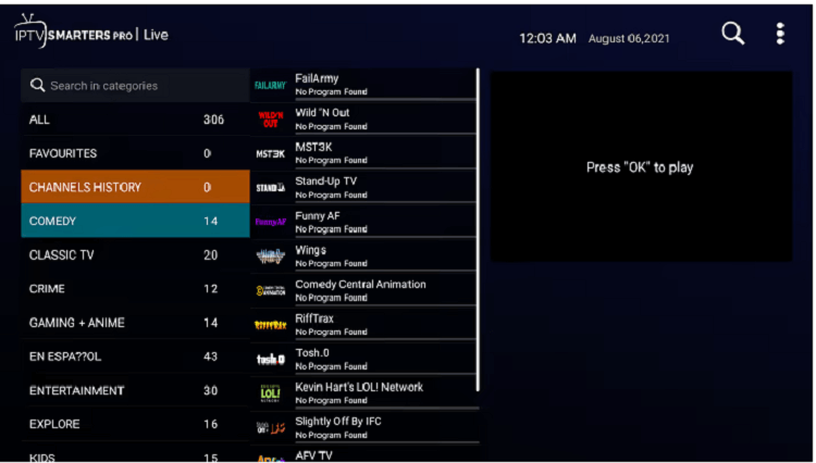 Setup IPTV on Apple TV