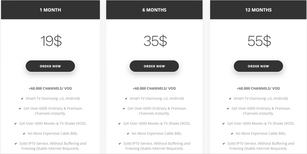 Sign up to Fire IPTV