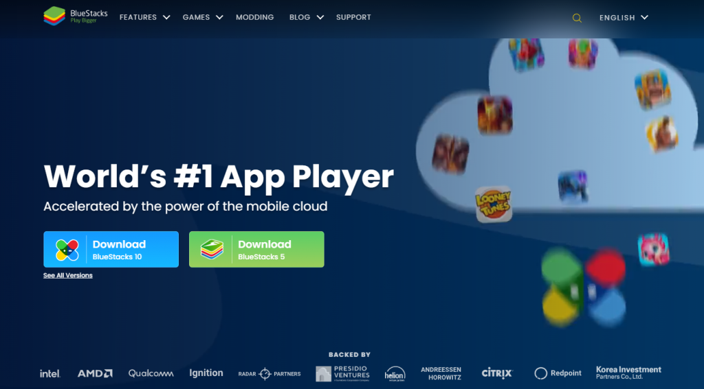 Download the BlueStacks to get Hutv IPTV