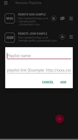 enter a name for your playlist