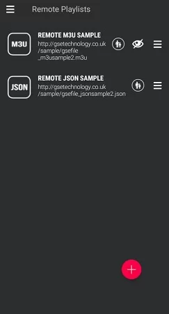 select remote playlist