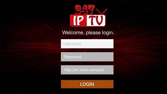 Select Login to stream DC Streams IPTV