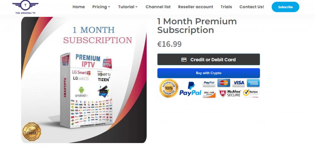 Choose the Subscription