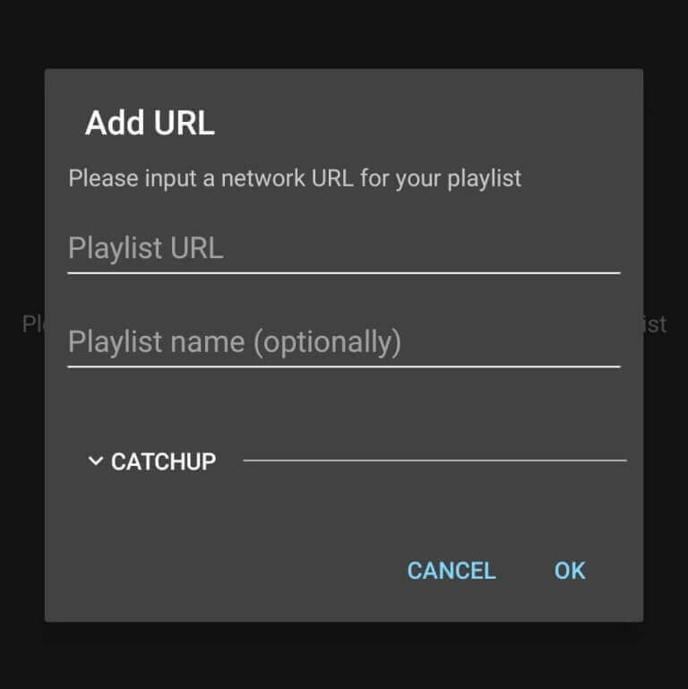 Select OK to stream Viewsible IPTV