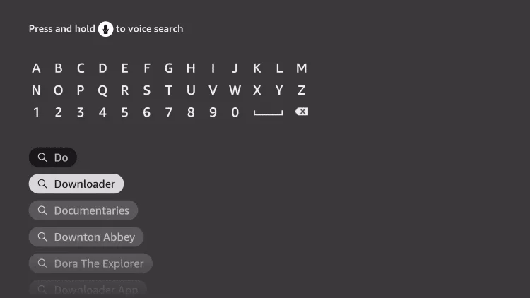 Virtual Keyboard on FireStick