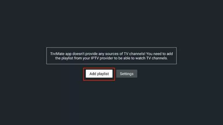 add playlist to get Cholo iptv