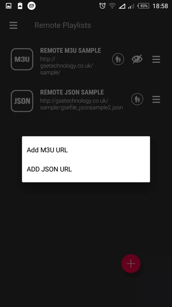 Add M3U URL 