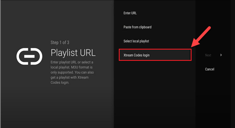 Select Xtream Codes Login to Watch 247 IPTV