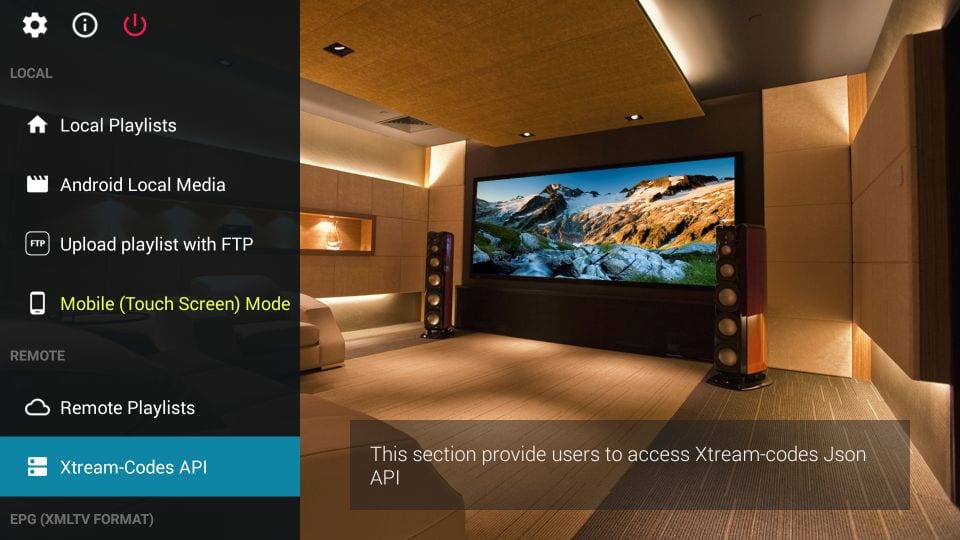 Select Xtream Codes API to Watch 247 IPTV