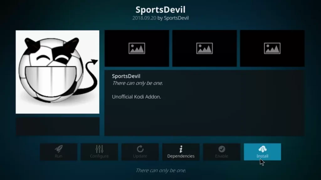 Install SportsDevil Addon on Kodi