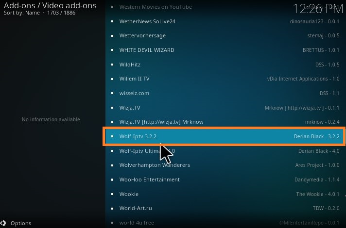 select Wolf IPTV